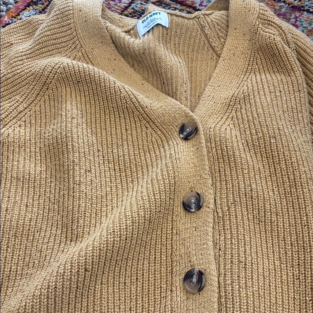 Golden knit cardigan Old Navy